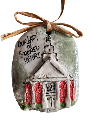 Our Lady of Sacred Heart Church Ornament