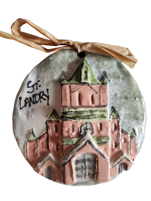 Saint Landry Church Opelousas Ornament