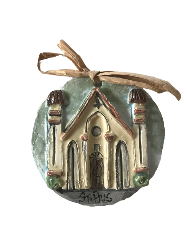 Saint Pius Church Ornament